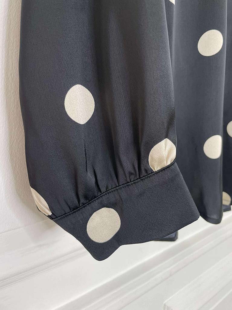Polka Dot Shirt - Black