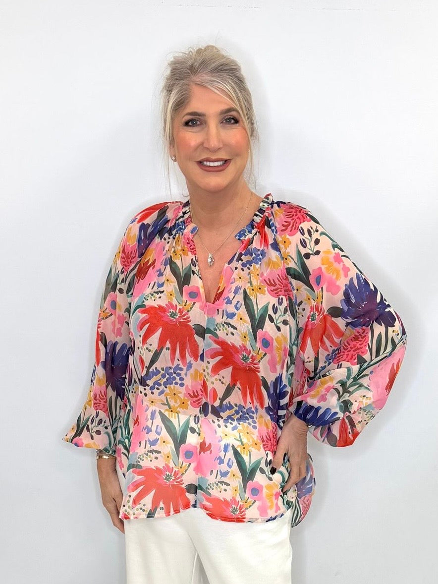 Malissa J Floral Blouse