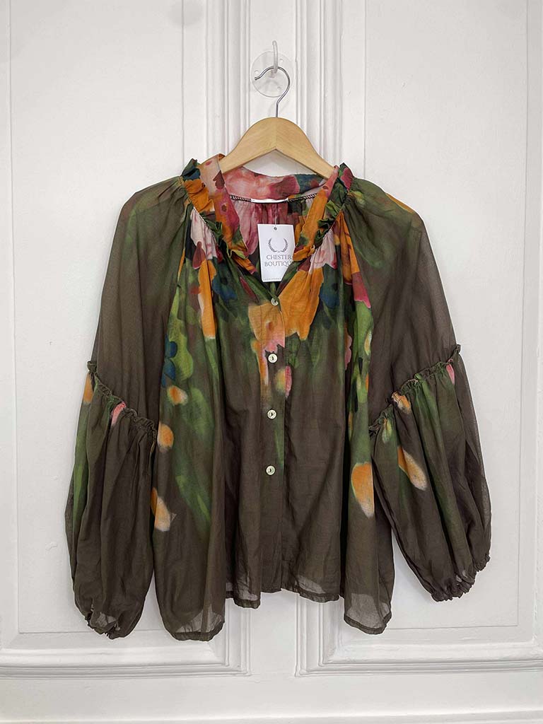 Floreale Artist Shirt - Chocolate