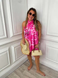 Malissa J Heart Scarf - Pink