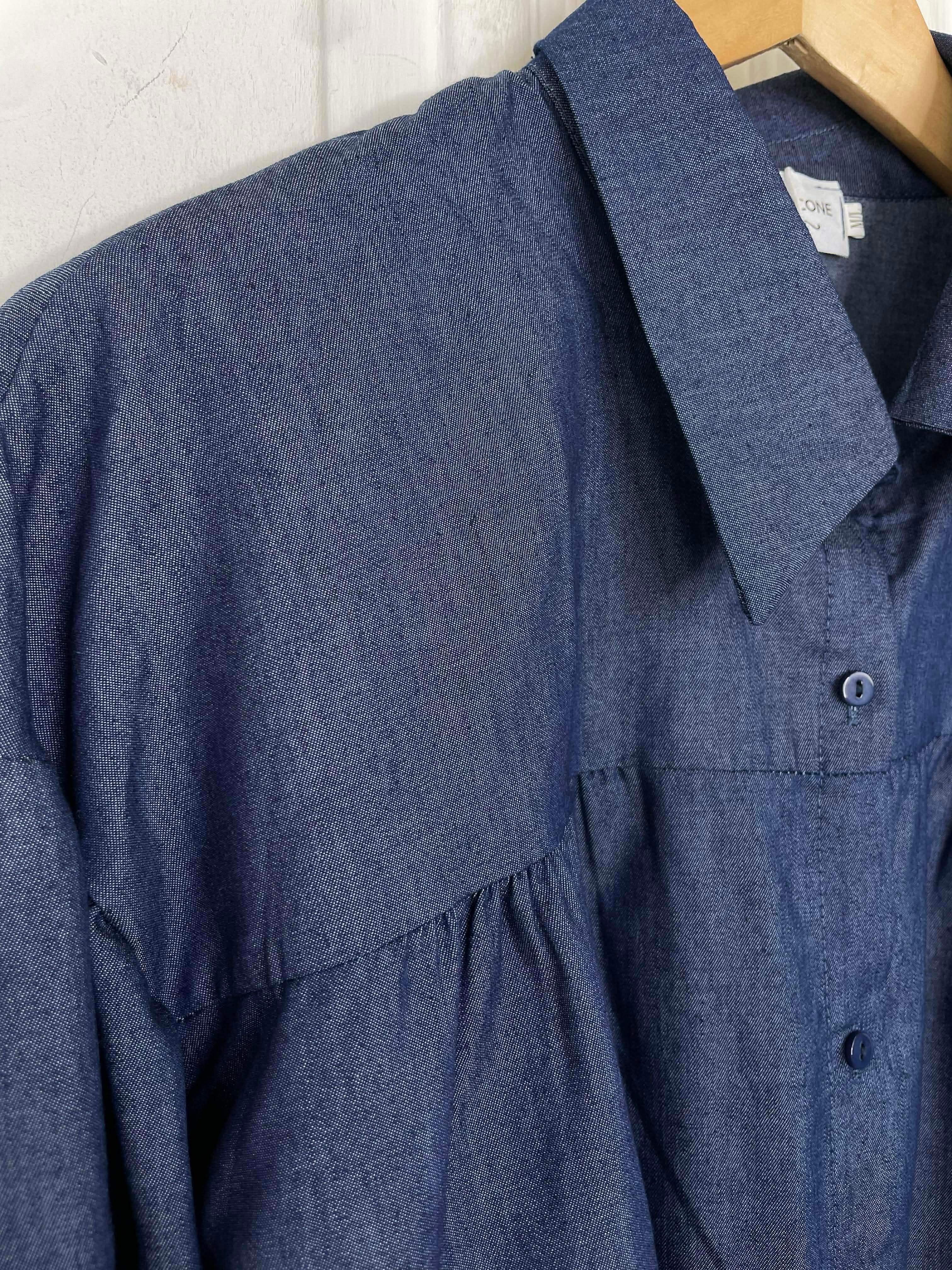 Denim Tie Cuff Shirt