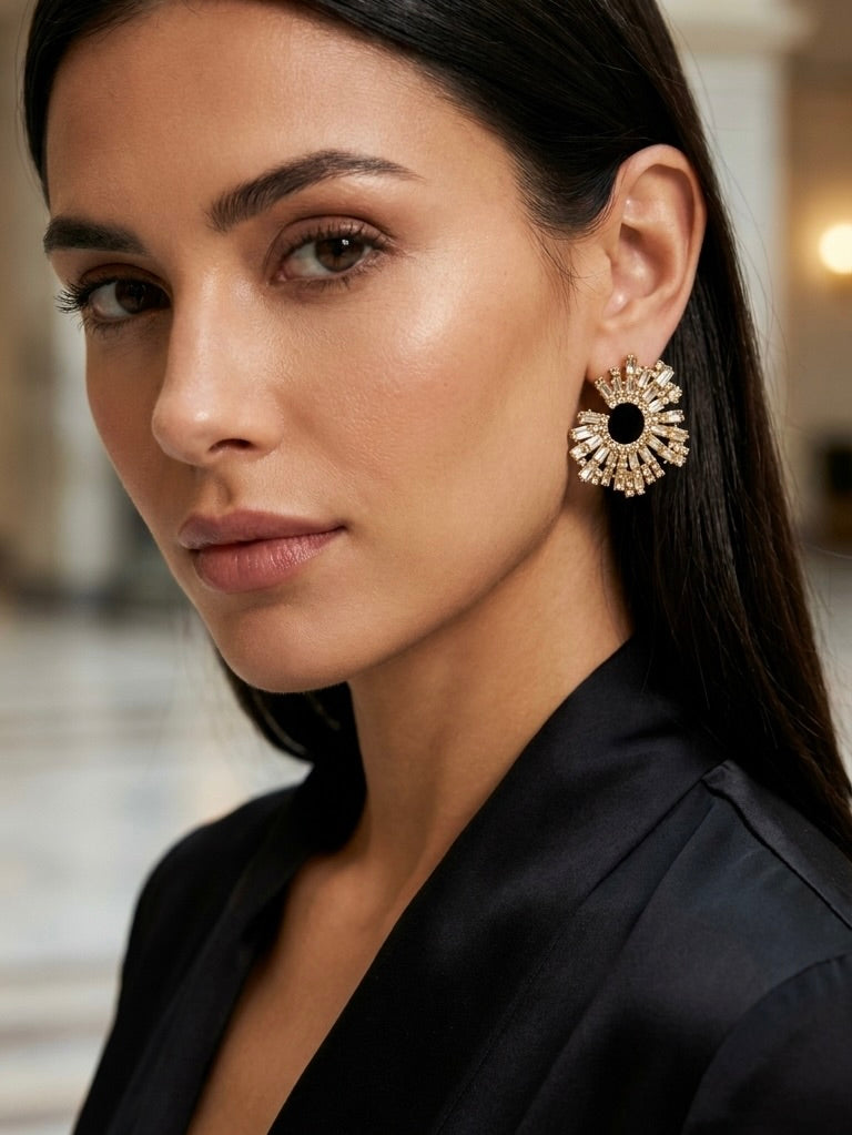 Envy Starburst Earrings - Gold