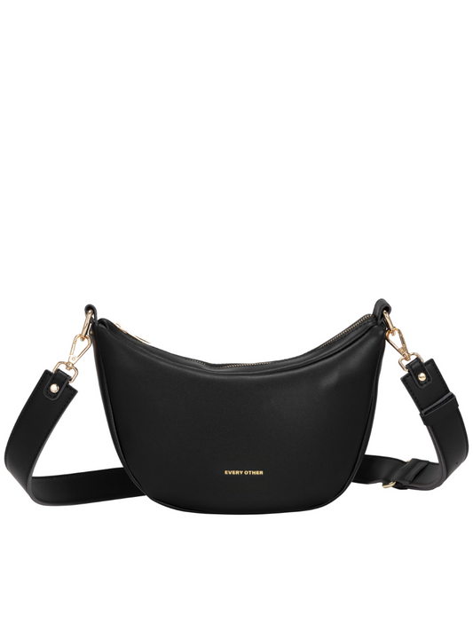 Every Other Slouchy Cross Body Bag - Black