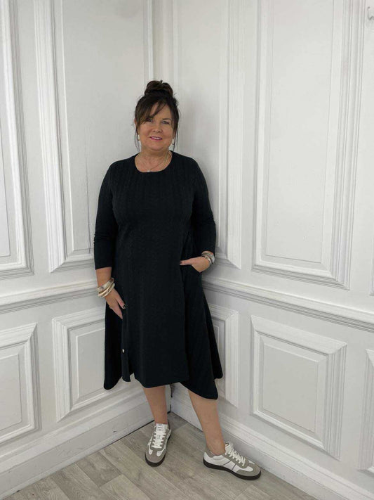 Malissa J Cable Stitch Dress