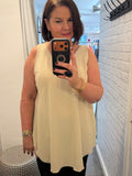 Classic V-Neck Vest - Oat
