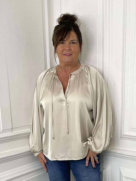 Eb&Ive Ivy Blouse - Clay