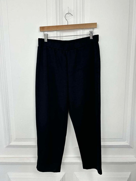 Malissa J Jersey Straight Leg Trousers - Black