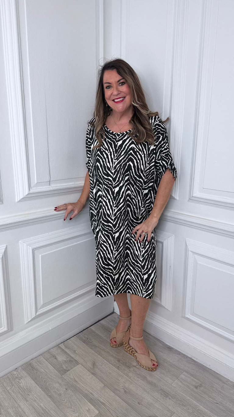 Malissa J T-Bar Jersey Dress - Mono