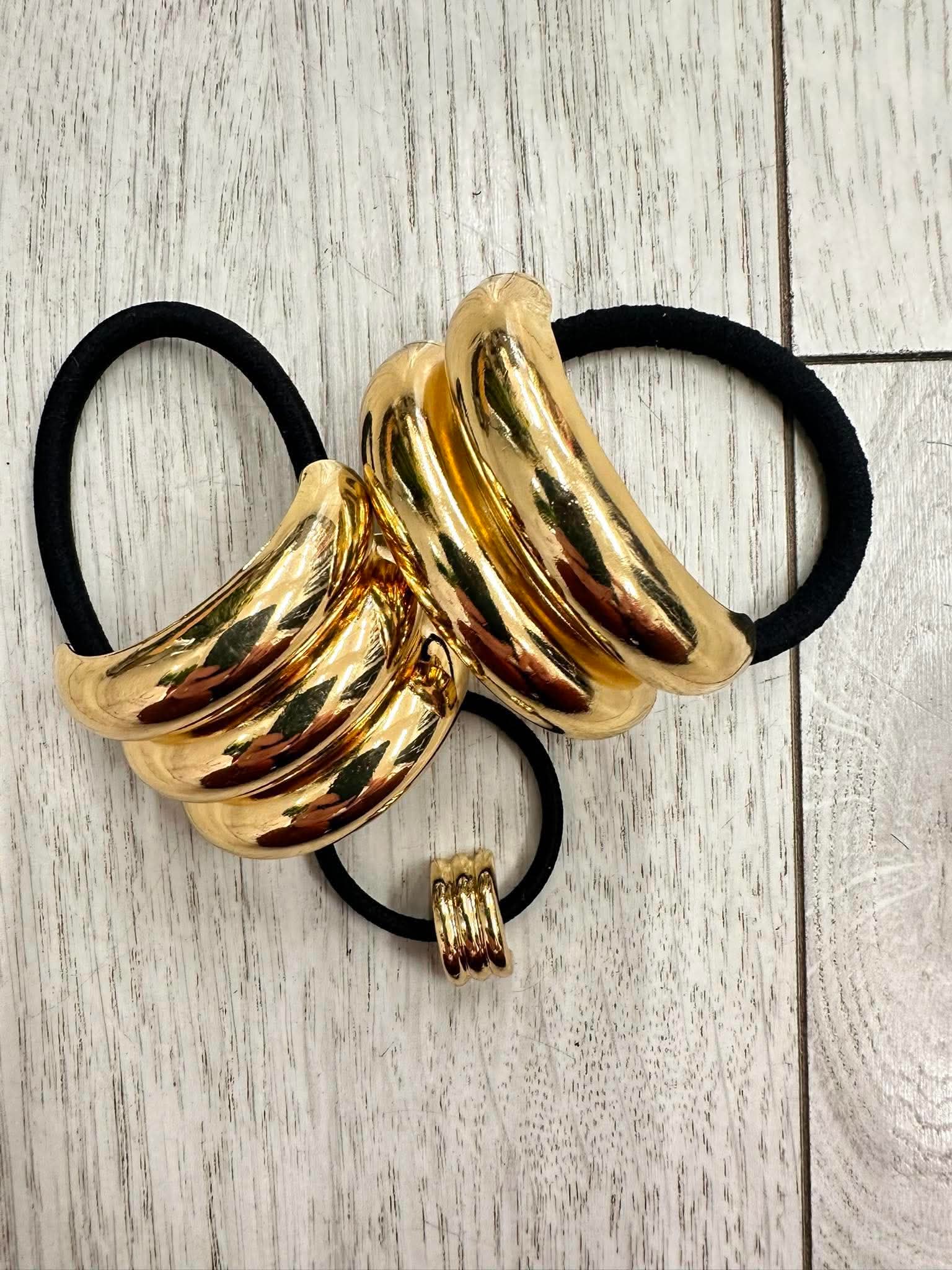 Gold Wrap Hair Ties