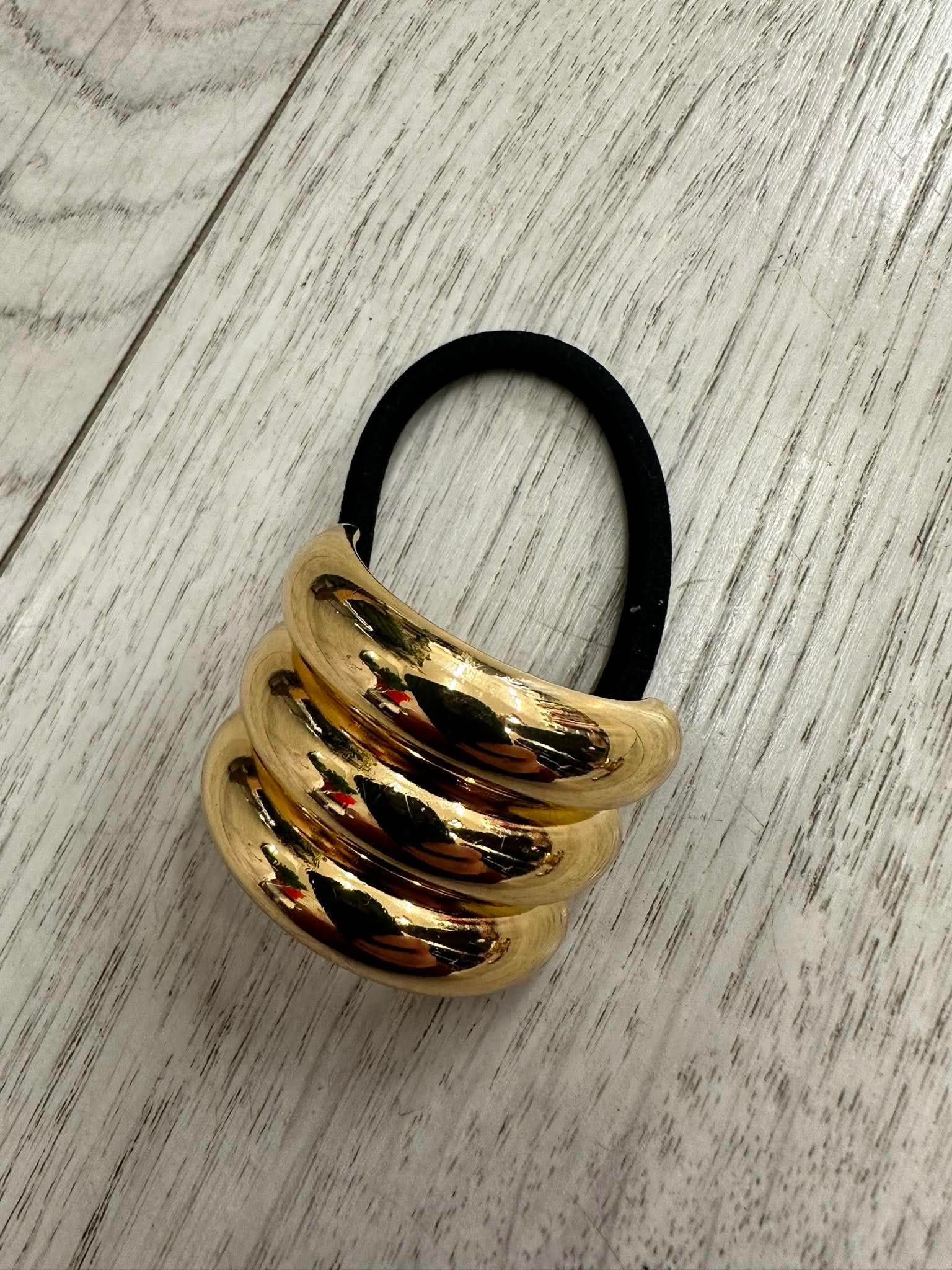 Gold Wrap Hair Ties