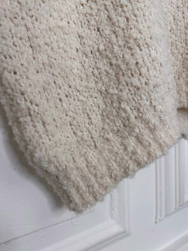 Teddy Tank Knit - Ecru