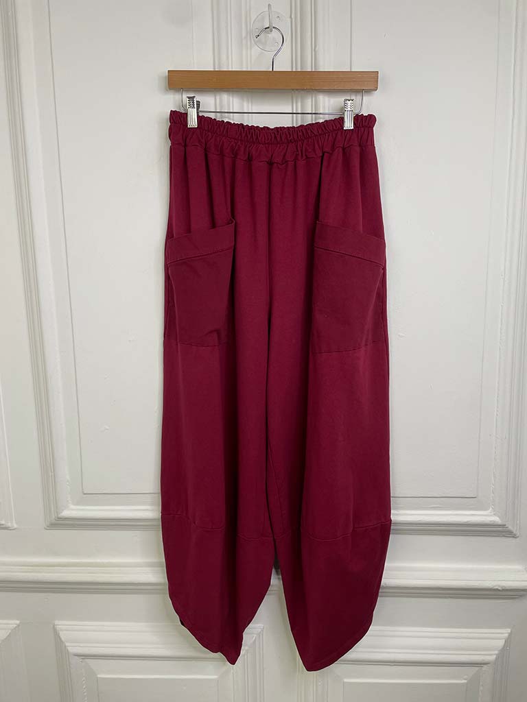 Cocoon Pocket Jogger - Burgundy