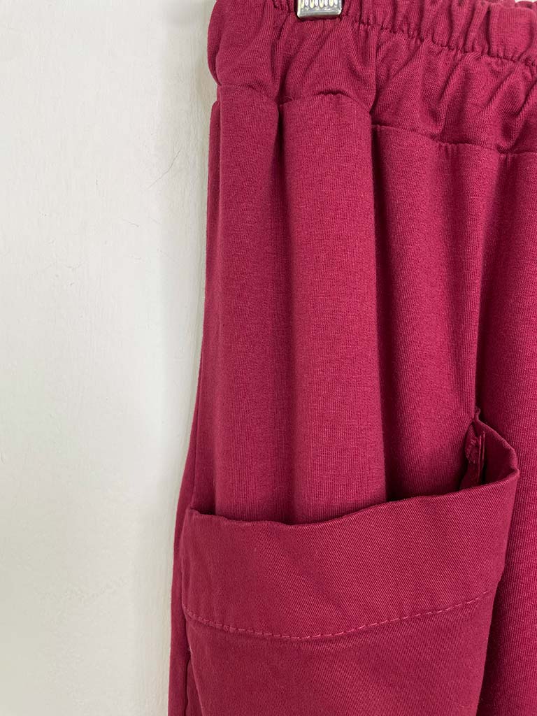 Cocoon Pocket Jogger - Burgundy