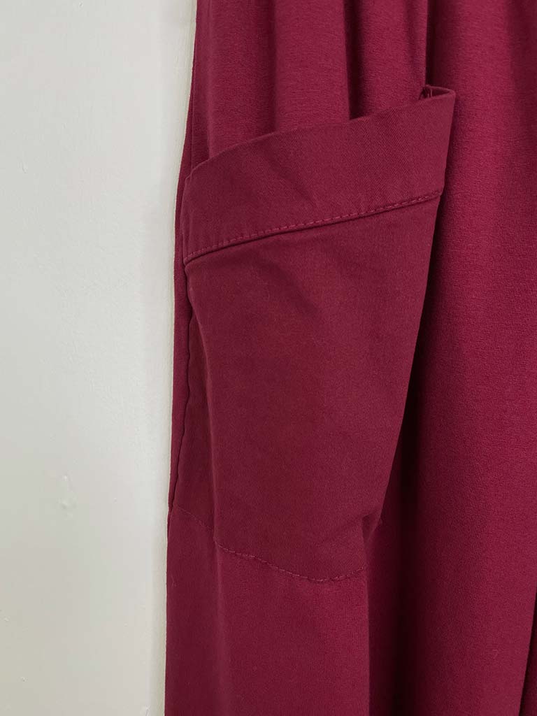 Cocoon Pocket Jogger - Burgundy