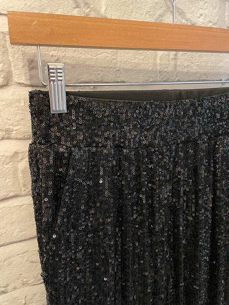 Ombré Sequin Flared Trousers