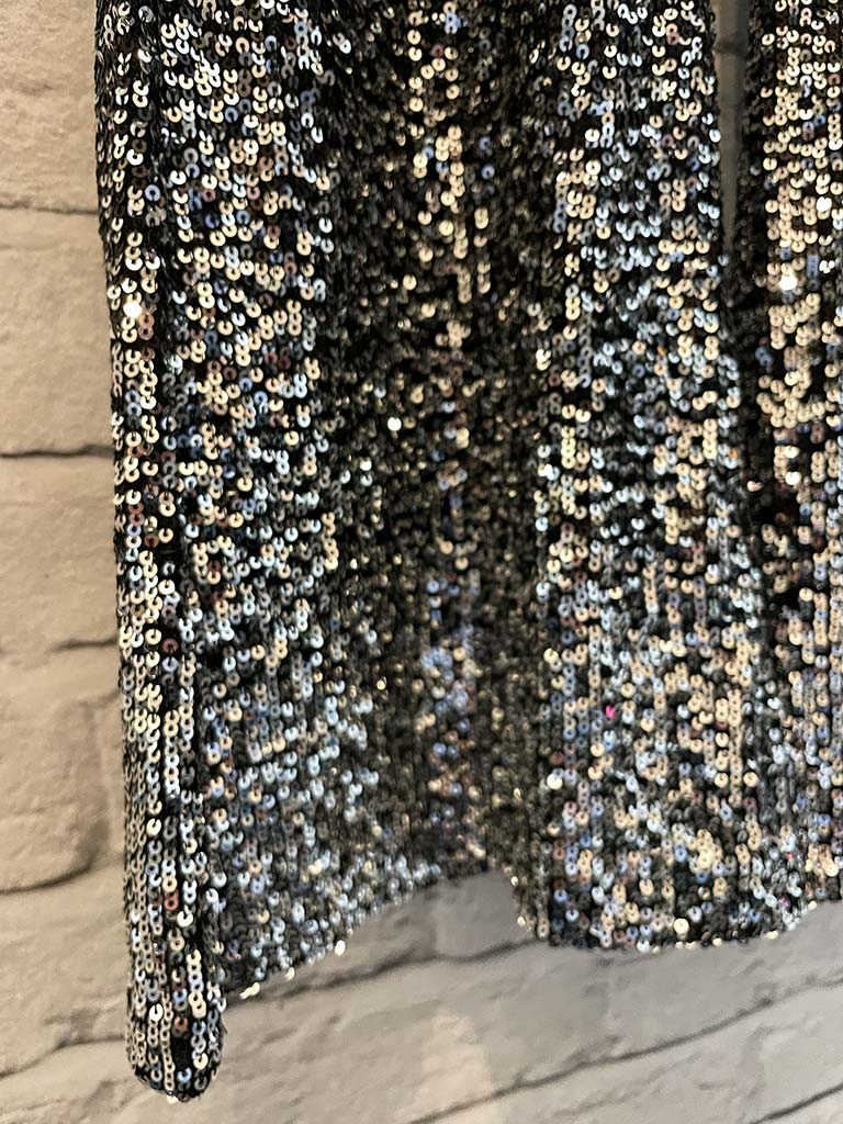 Ombré Sequin Flared Trousers