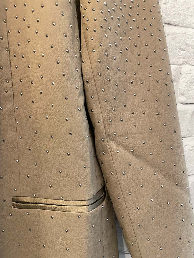 Malissa J Ombré Stud Blazer - Mocha