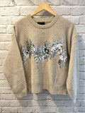 Sequin Aurora Knit - Stone