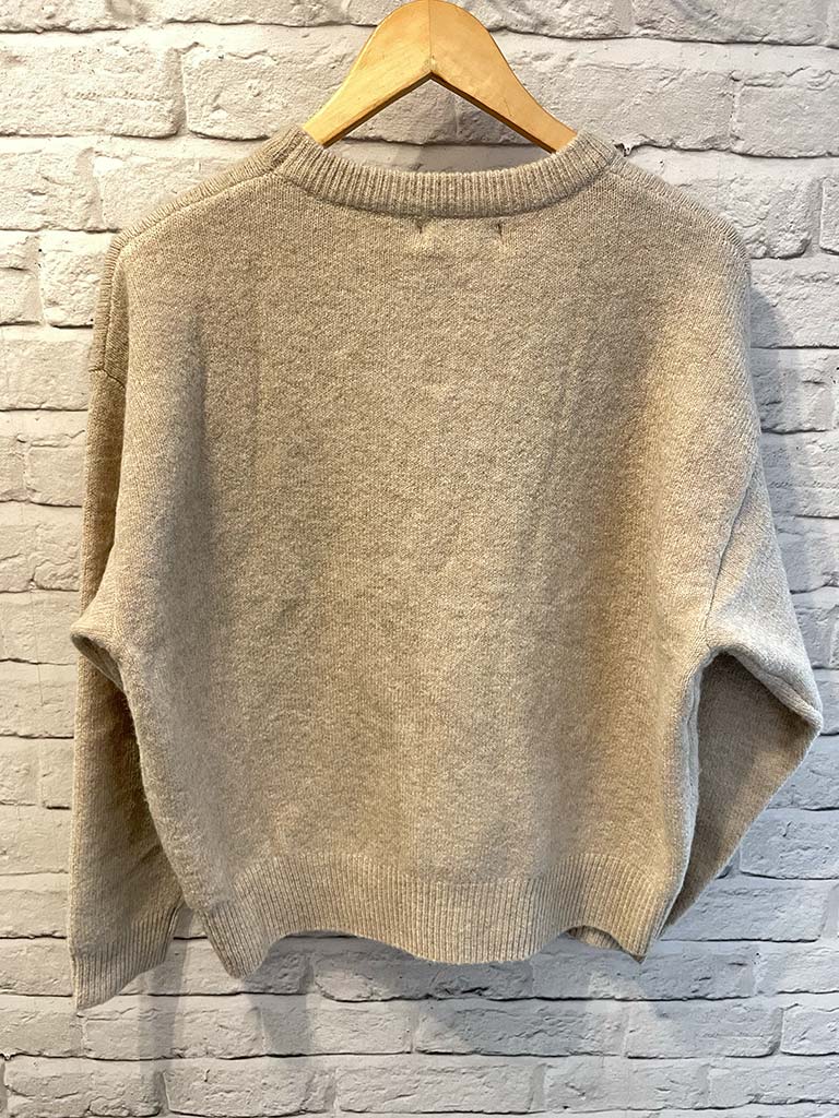 Sequin Aurora Knit - Stone
