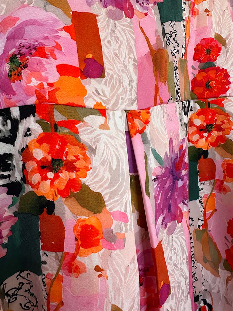 Painted Patchwork Floral Shirt