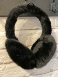 Malissa J Faux Fur Earmuffs - Black