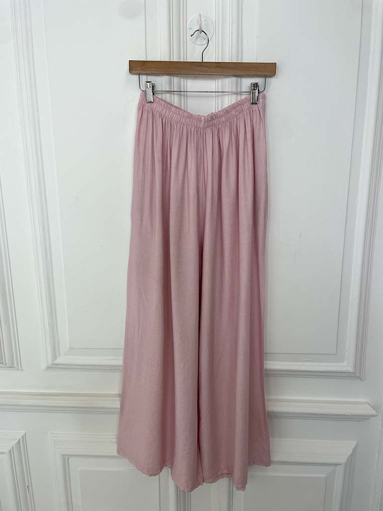 Wide Leg Palazzos - Petal