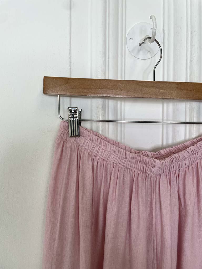 Wide Leg Palazzos - Petal