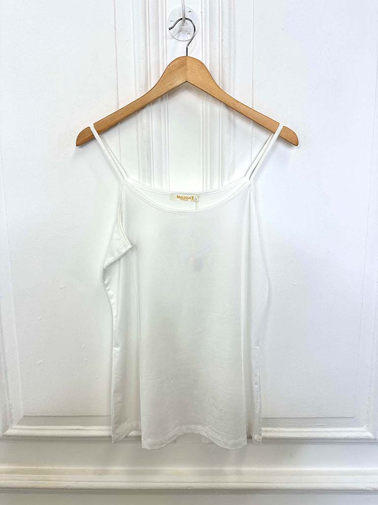 Malissa J Basic Vest - White