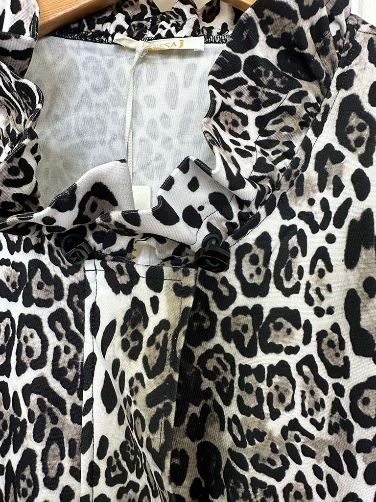 Malissa J Parka Jacket - Leopard