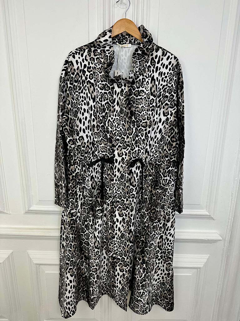 Malissa J Parka Jacket - Leopard