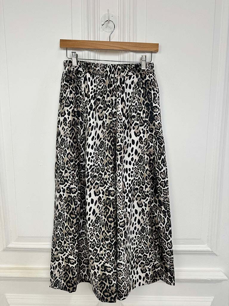 Malissa J Wide Leg Culottes - Leopard