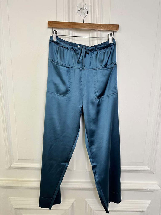 Malissa J 7/8 Fisherman Trousers - Airforce Blue