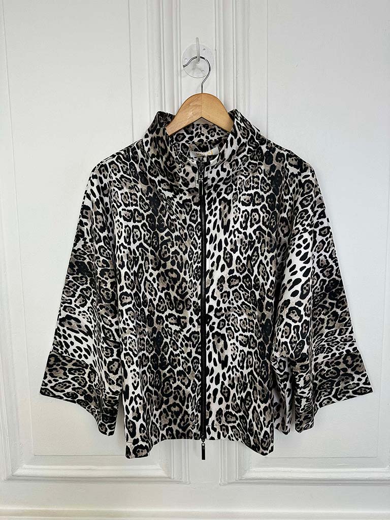 Malissa J Kimono Style Jacket - Leopard