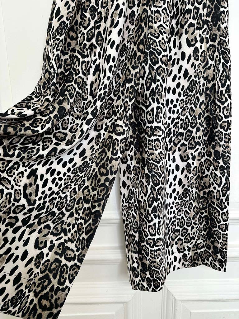 Malissa J Wide Leg Culottes - Leopard