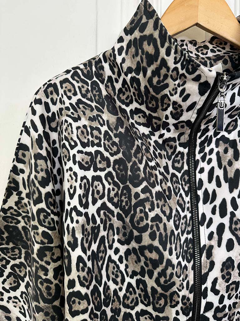 Malissa J Kimono Style Jacket - Leopard