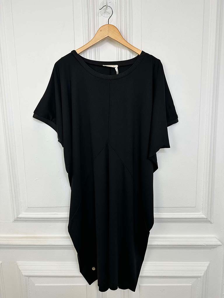 Malissa J Jersey Kite Tunic - Black