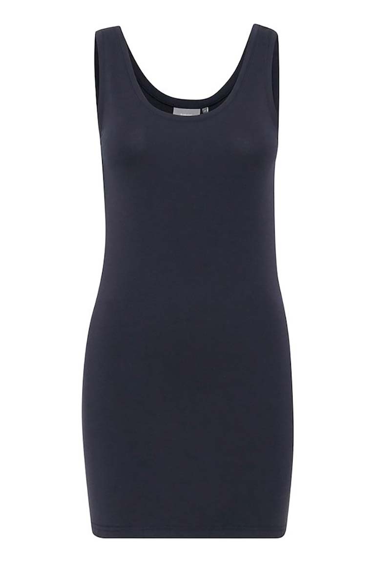 B.Young Long Layering Vest - Navy