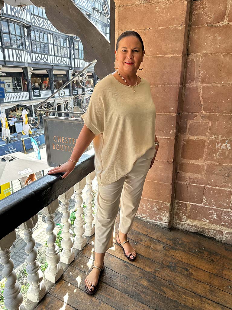 Oversized Basic Top - Oat