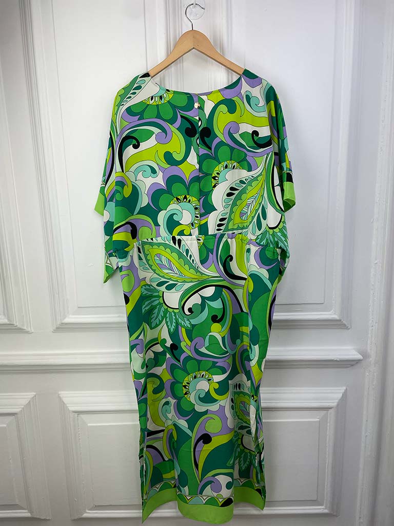 Malissa J Fiore Kaftan Maxi Dress - Green