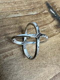 Scarf Ring - Silver