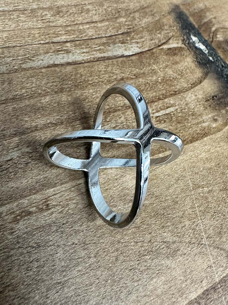 Scarf Ring - Silver
