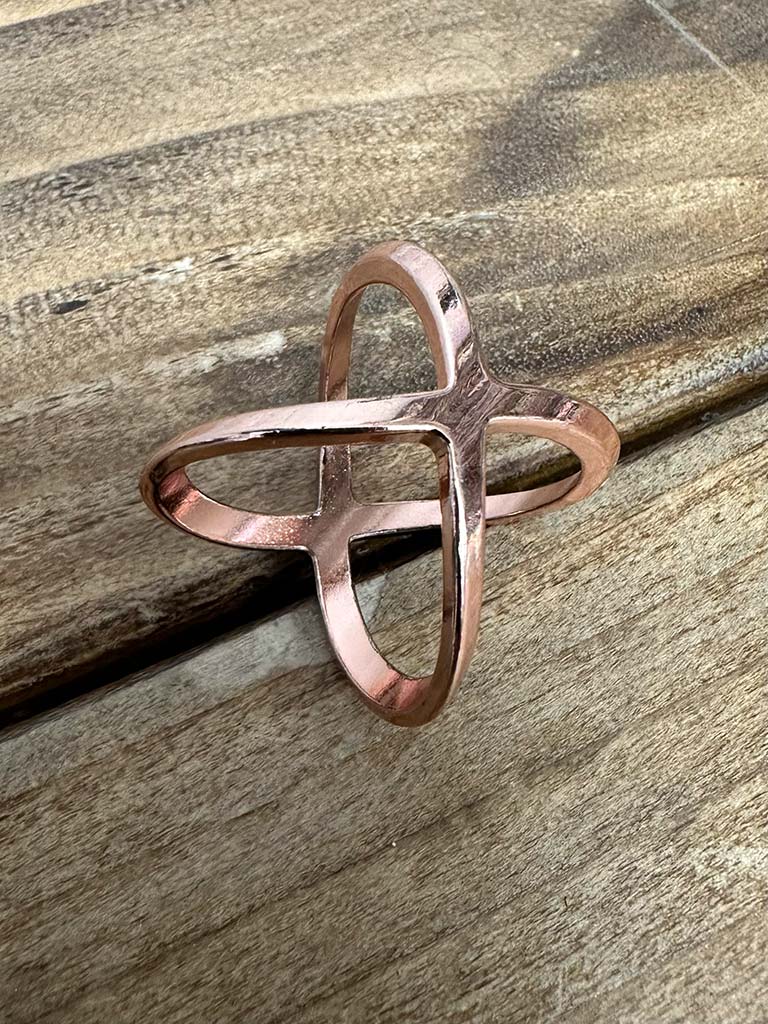 Scarf Ring - Rose Gold