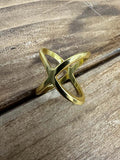 Scarf Ring - Gold