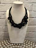 Looped Rope Necklace - Black