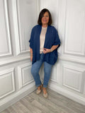 Lightweight Kimono Jacket - Navy