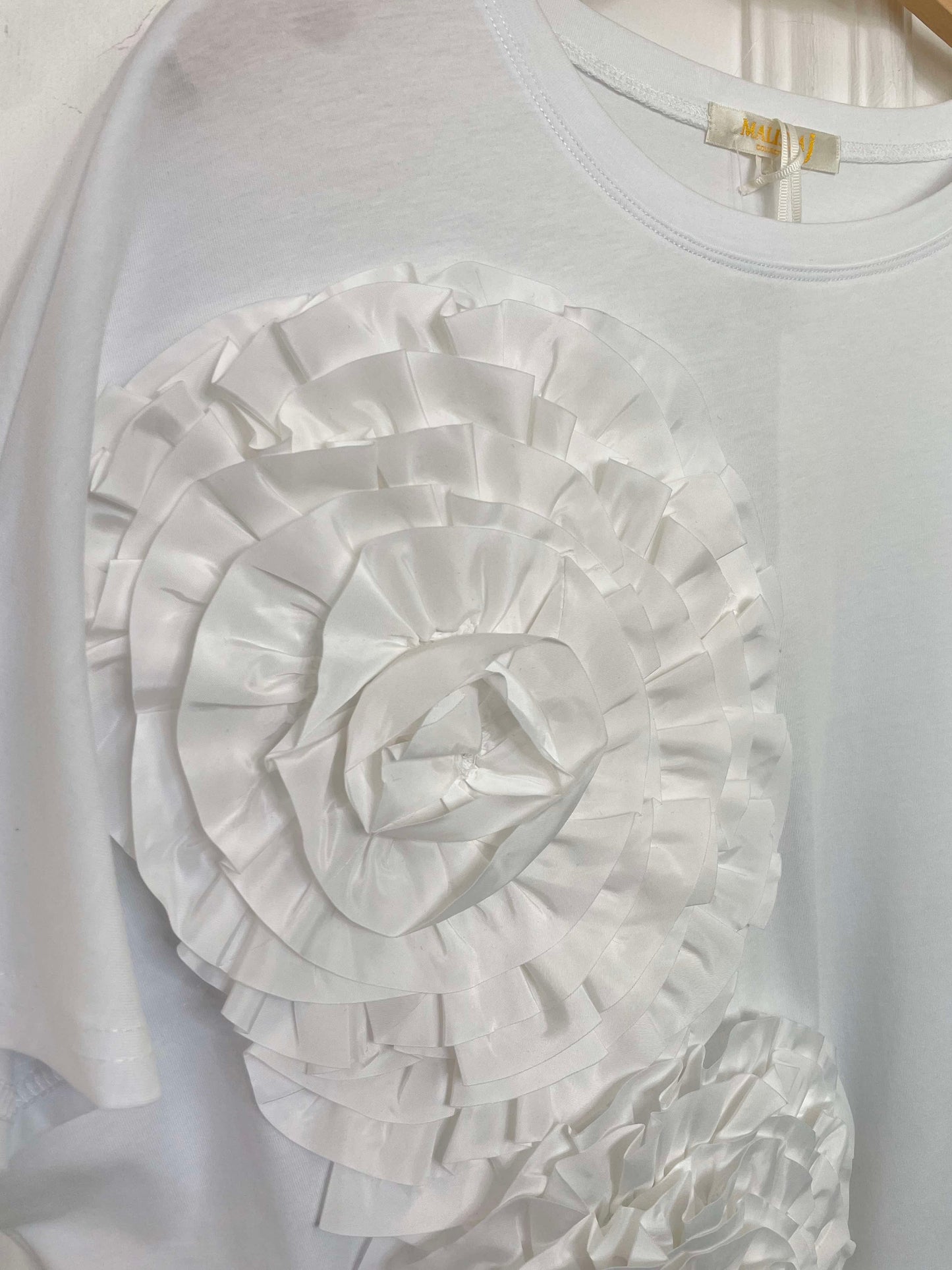 Malissa J Roses Tee - White