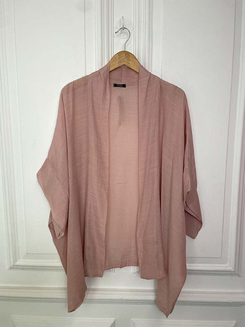 Lightweight Kimono Jacket - Blush