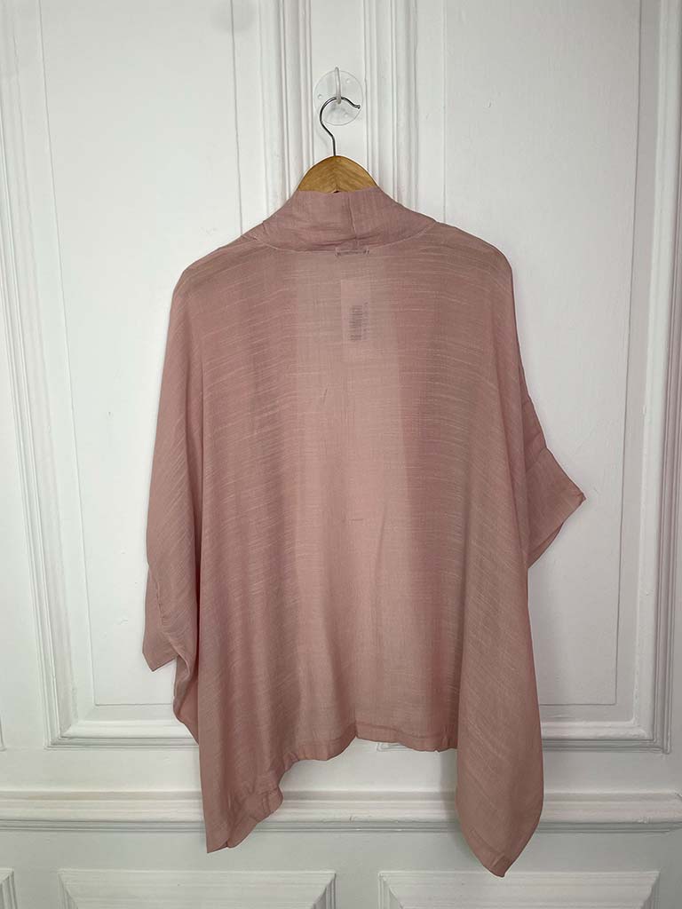 Lightweight Kimono Jacket - Blush