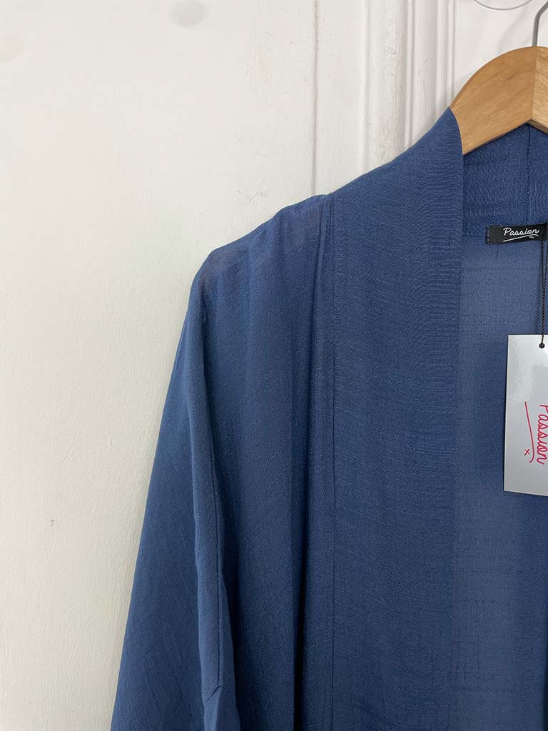 Lightweight Kimono Jacket - Navy