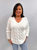 Malissa J Cable Knit - Warm White